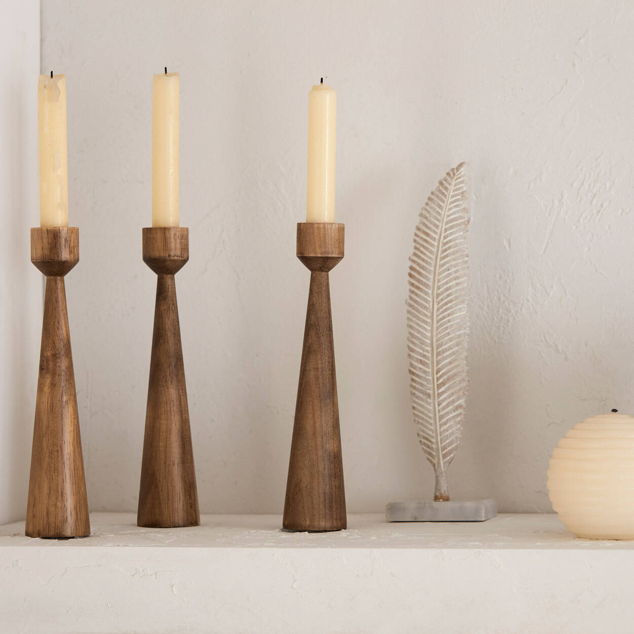 Wood Candle Holder | Bouclair Canada
